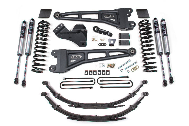 BDS 6 Inch Lift Kit w/ Radius Arm Fits Ford F250/F350 Super Duty (11-16) 4WD Gas