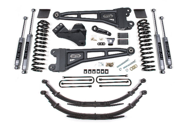 BDS 6 Inch Lift Kit W/ Radius Arm, Fits Ford F250/F350 Super Duty 11-16 4WD Diesel 1593H