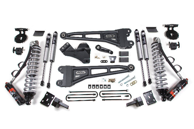 BDS 4 Inch Lift Kit w/ Radius Arm 2.5 Performance Elite Coil-Over Conversion Fits Ford F250/F350 Super Duty (11-16) 4WD Diesel