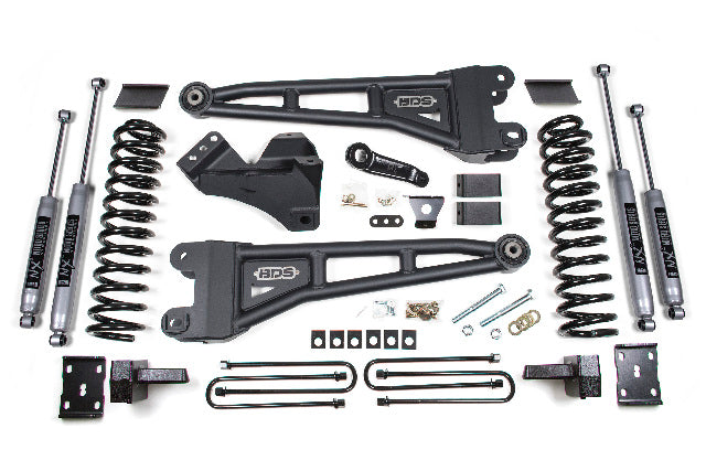 BDS 4 Inch Lift Kit W/ Radius Arm, Fits Ford F250/F350 Super Duty 11-16 4WD Gas 1599H