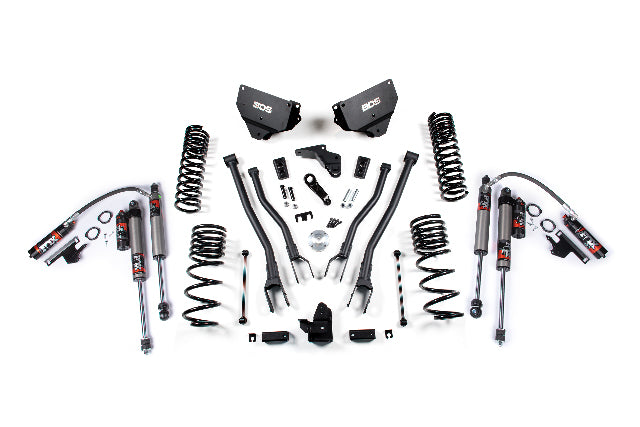 BDS 4 Inch Lift Kit W/ 4-Link Fits RAM 2500 14-18 4WD Gas 1611FPE