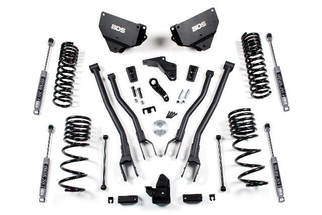 BDS 4 Inch Lift Kit w/ 4-Link Ram 2500 (14-18) 4WD Gas