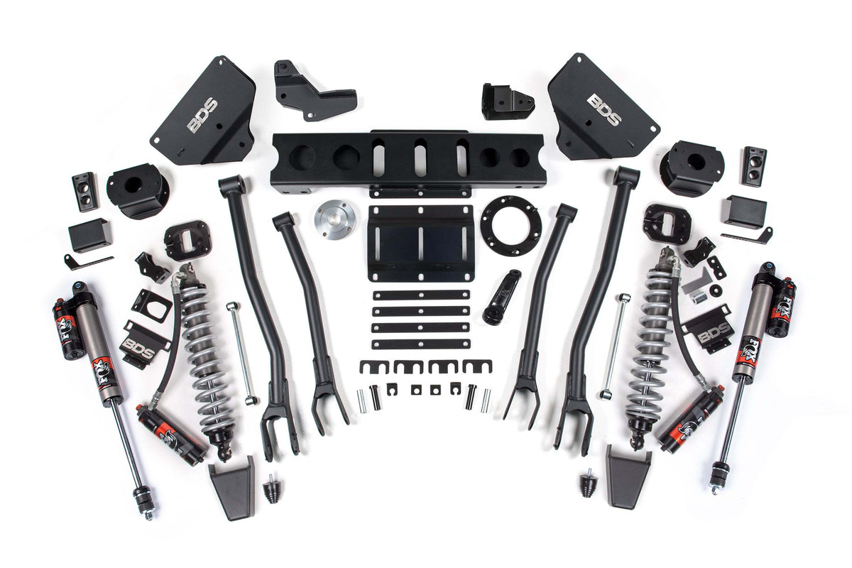 BDS 6 Inch Lift Kit W/ 4-Link FOX 2.5 Coil-over Conversion - Performance Elite Fits RAM 2500 14-18 4WD Diesel 1604PES