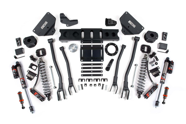 BDS 6 Inch Lift Kit W/ 4-Link Fox 2.5 Coil-over Conversion - Performance Elite RAM 2500 14-18 4WD Diesel 1604PESB