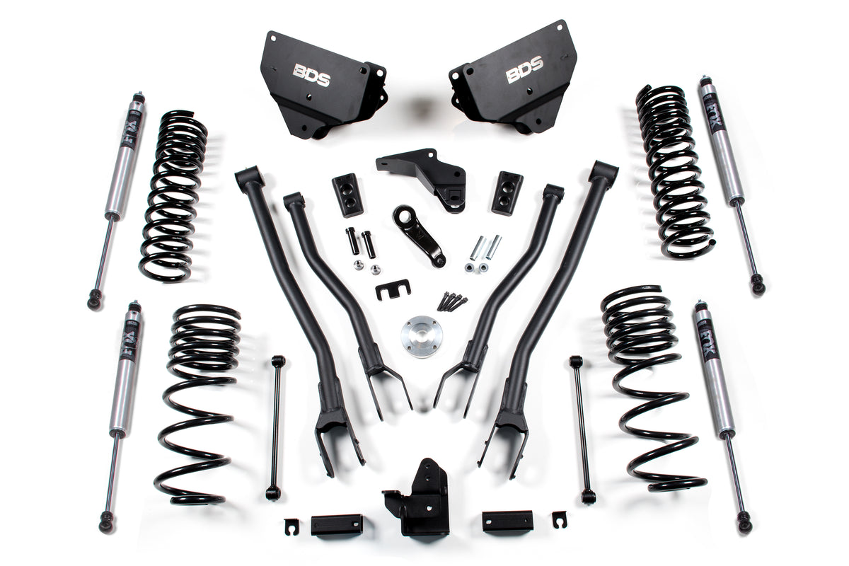 BDS 4 Inch Lift Kit W/ 4-Link RAM 2500 14-18 4WD Diesel 1602FS