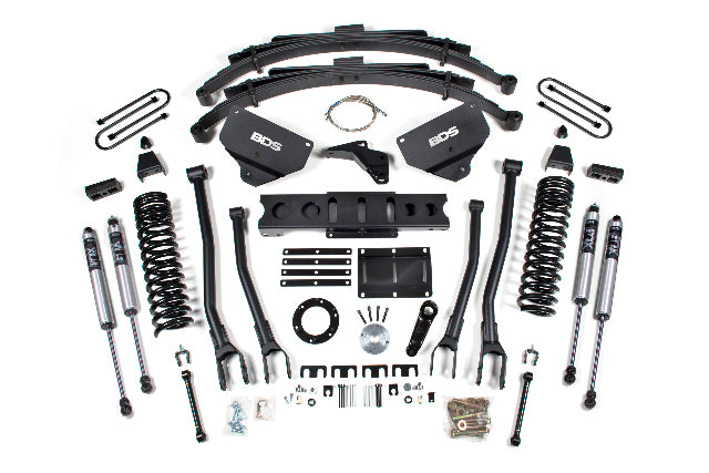 BDS 8 Inch Lift Kit w/ 4-Link Ram 3500 (13-18) 4WD Diesel