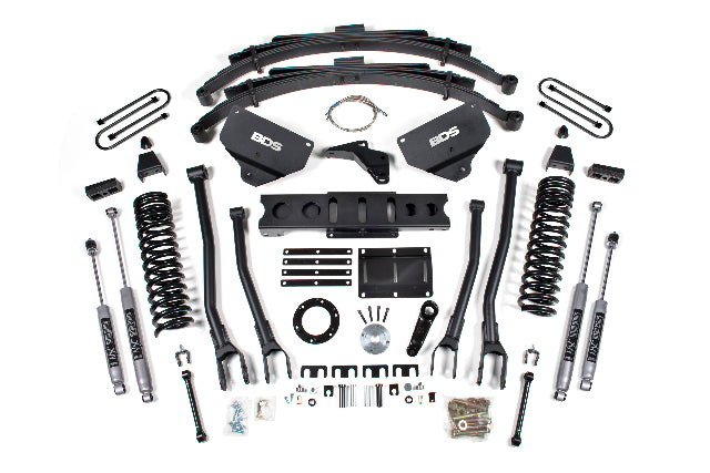 BDS 8 Inch Lift Kit W/ 4-Link Fits RAM 3500 13-18 4WD Diesel 1614H