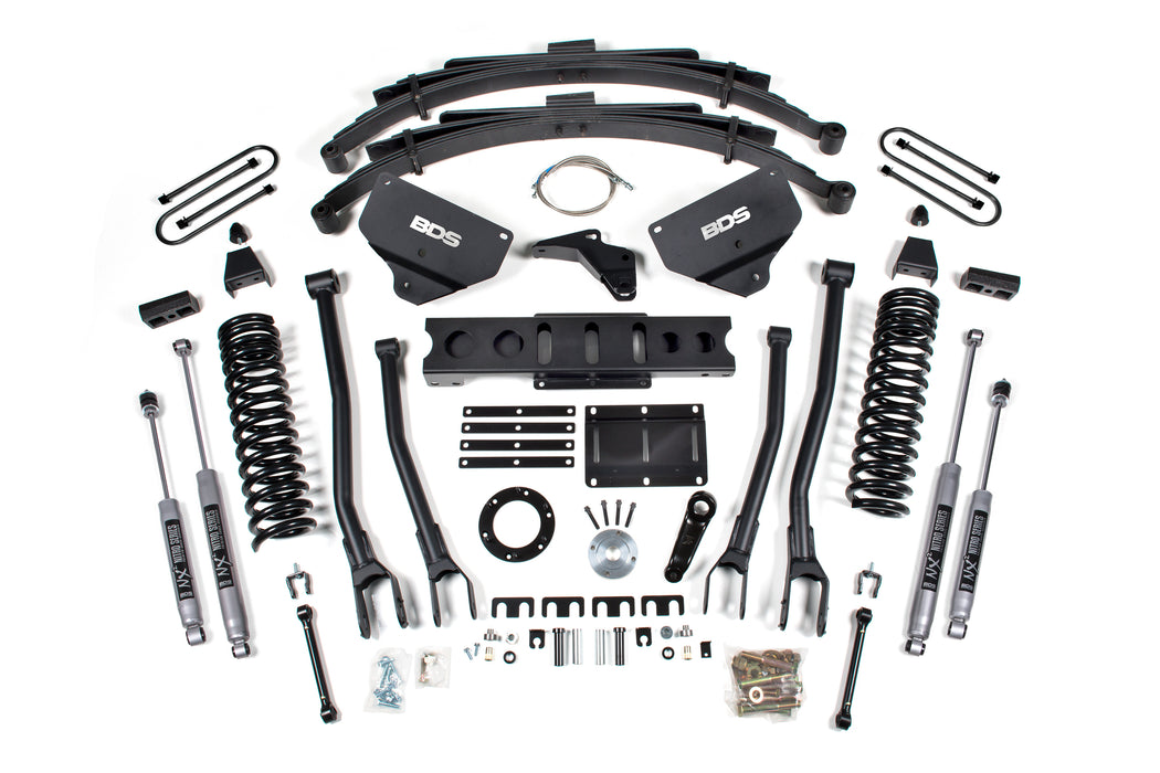 BDS 8 Inch Lift Kit w/ 4-Link Ram 3500 (13-18) 4WD Diesel