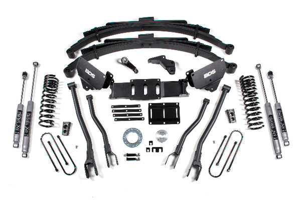 BDS 6 Inch Lift Kit W/ 4-Link Fits RAM 3500 13-18 4WD Diesel 1618H