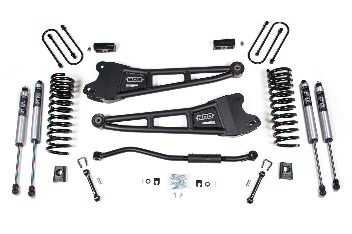 BDS 3 Inch Lift Kit W/ Radius Arm RAM 3500 13-18 4WD Diesel 1622FS