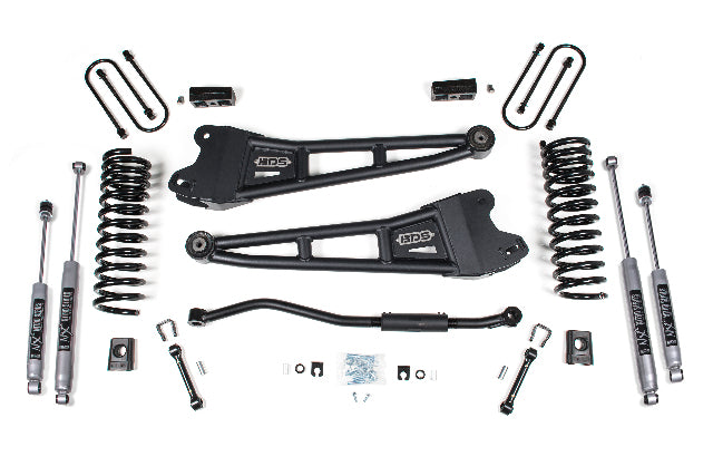 BDS 3 Inch Lift Kit W/ Radius Arm Fits RAM 3500 13-18 4WD Diesel 1622FPE