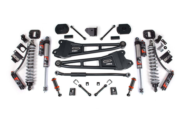 BDS 3 Inch Lift Kit W/ Radius Arm Fox 2.5 Coilover Conversion - Performance Elite RAM 2500 14-18 & 25-26 4WD Diesel 1624PESB