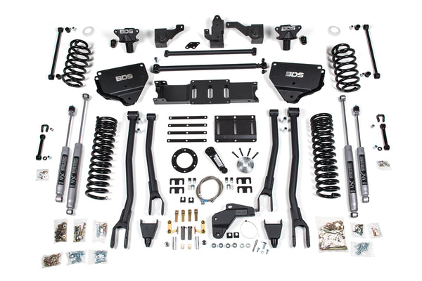 BDS 8 Inch Lift Kit W/ 4-Link RAM 2500 14-18 4WD Diesel 1626H