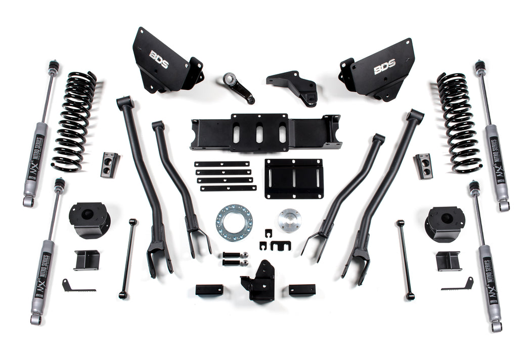 BDS BDS1628H 6 Inch Lift Kit w/ 4-Link - Ram 2500 w/ Rear Air Ride (14-18) 4WD - Diesel