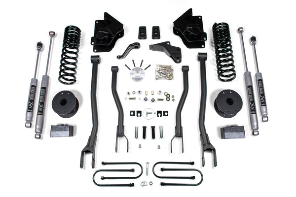 BDS 4 Inch Lift Kit W/ 4-Link RAM 3500 W/ Rear Air Ride 13-18 4WD Diesel 1644H