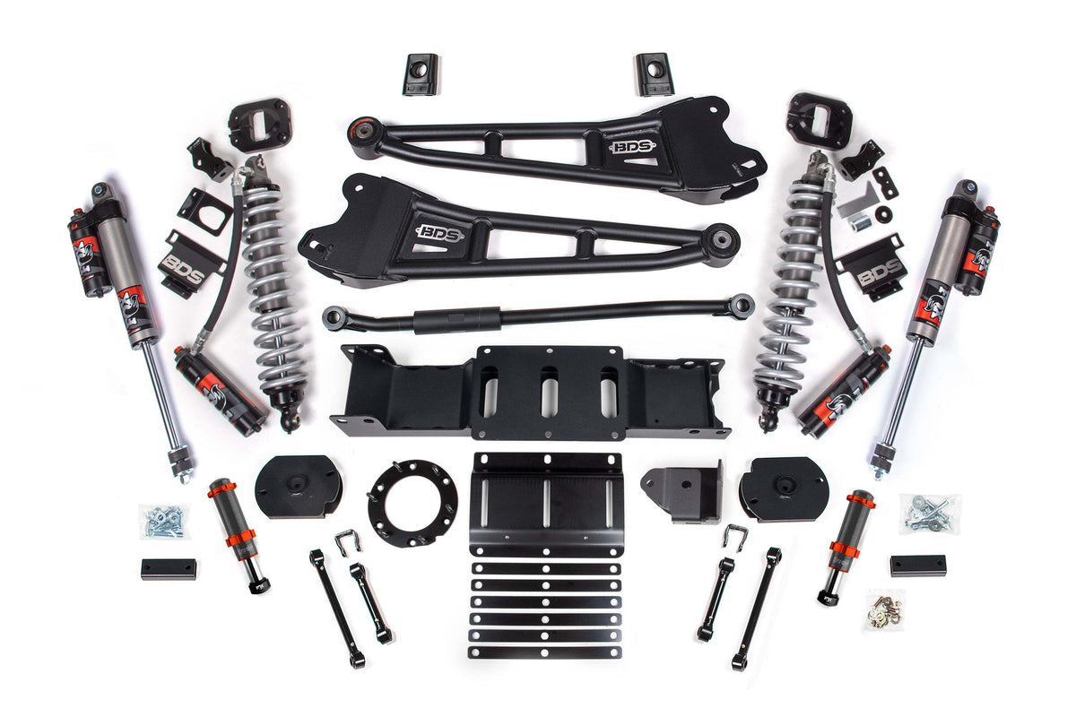 BDS 3 Inch Lift Kit W/ Radius Arm FOX 2.5 Coil-over Conversion - Performance Elite Fits RAM 2500 19-24 4WD Diesel 1653PESB
