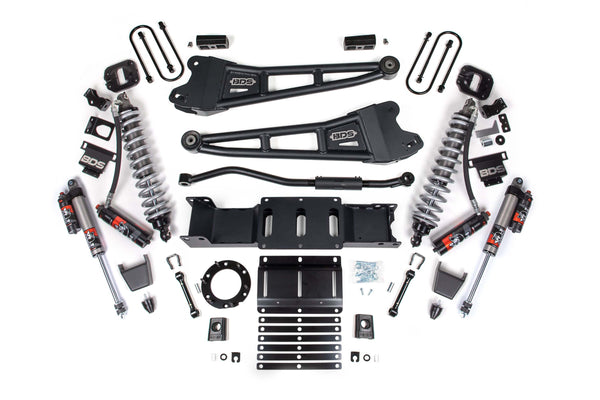 BDS 3 Inch Lift Kit W/ Radius Arm Fox 2.5 Coil-over Conversion - Performance Elite RAM 3500 19-24 4WD Diesel 1654PES