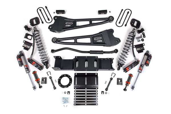 BDS 3 Inch Lift Kit W/ Radius Arm Fox 2.5 Coil-over Conversion - Performance Elite RAM 3500 19-24 4WD Diesel 1654PESB