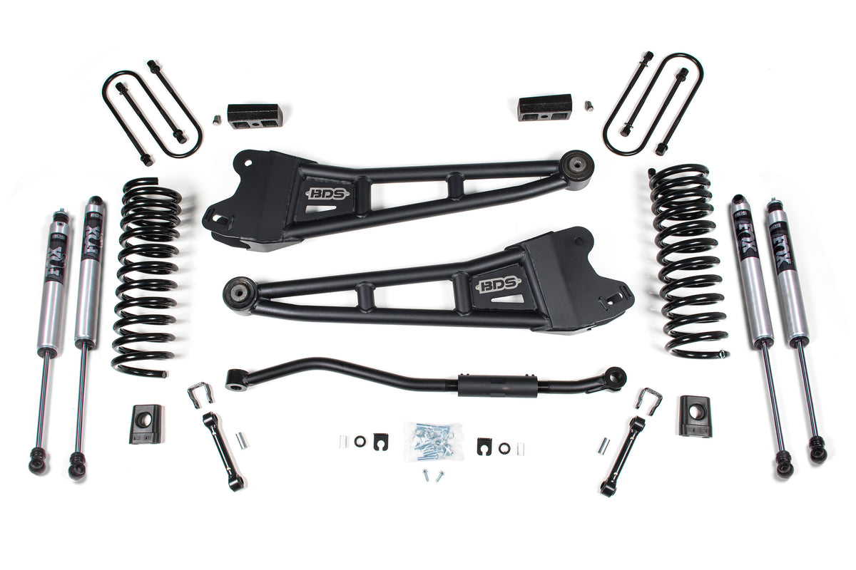 BDS 3 Inch Lift Kit W/ Radius Arm Fits RAM 3500 19-24 4WD Diesel 1655FS