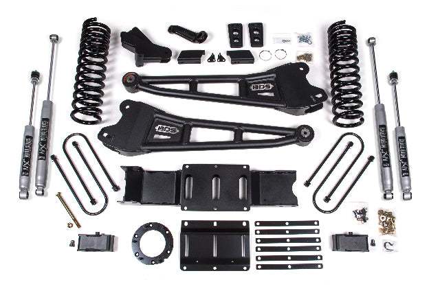 BDS 4 Inch Lift Kit W/ Radius Arm Fits RAM 3500 19-24 4WD Gas 1700H