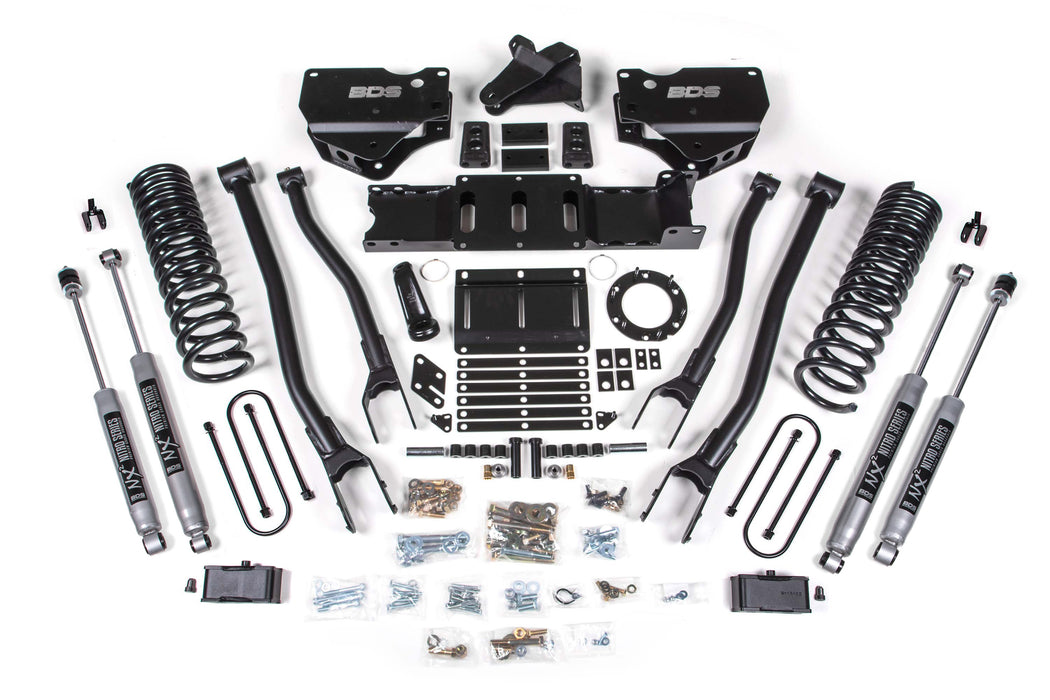 BDS BDS1676H 4 Inch Lift Kit w/ 4-Link - Ram 3500 (19-23) 4WD - Gas
