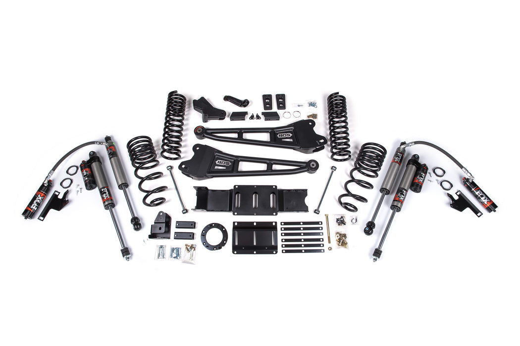 BDS BDS1667FPE 4 Inch Lift Kit w/ 4-Link - Ram 3500 (19-23) 4WD - Diesel