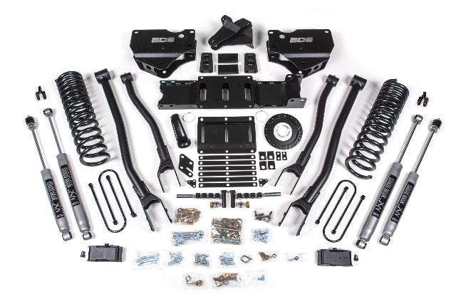 BDS 4 Inch Lift Kit W/ 4-Link RAM 3500 19-24 4WD Diesel 1667H