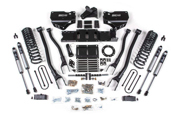 BDS 4 Inch Lift Kit W/ 4-Link RAM 3500 19-23 4WD Gas 1679FS