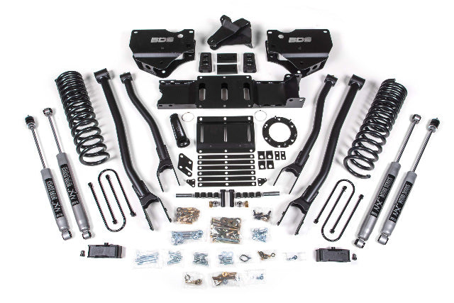 BDS 4 Inch Lift Kit W/ 4-Link Fits RAM 3500 19-23 4WD Diesel 1670FPE