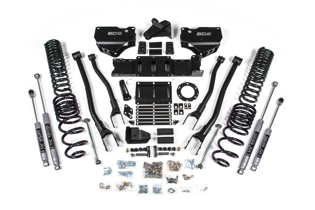 BDS 4 Inch Lift Kit W/ 4-Link Fits RAM 2500 19-24 4WD Diesel 1674H