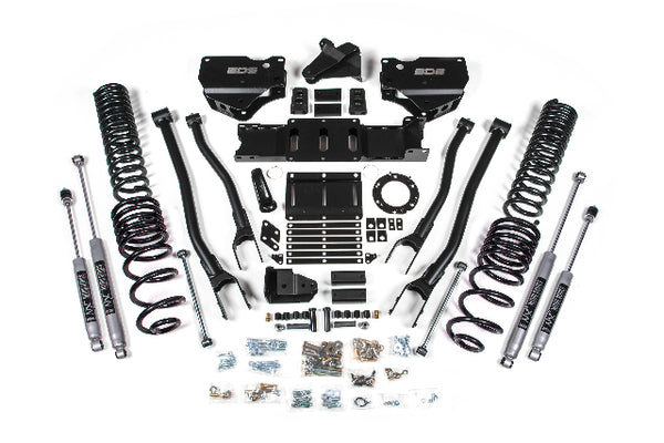 BDS 4 Inch Lift Kit W/ 4-Link RAM 2500 19-24 4WD Diesel 1674H