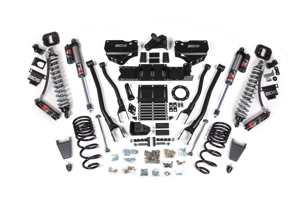 BDS 4 Inch Lift Kit w/ 4-Link FOX 2.5 Coil-Over Conversion - Performance Elite Ram 2500 (19-24) 4WD Diesel