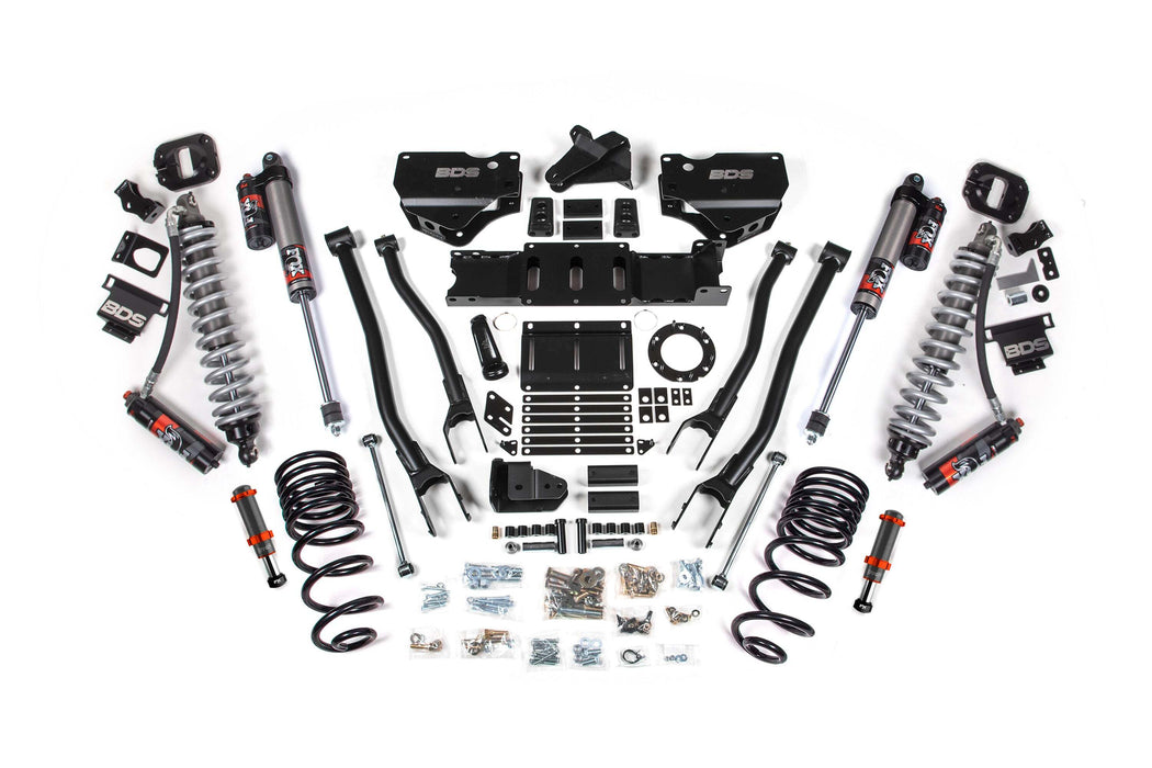 BDS 4 Inch Lift Kit w/ 4-Link FOX 2.5 Coil-Over Conversion - Performance Elite Ram 2500 (19-24) 4WD Diesel
