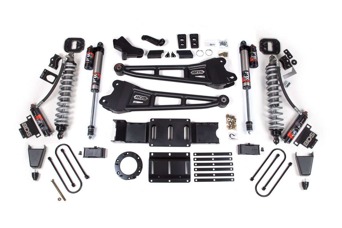 BDS 6 Inch Lift Kit W/ Radius Arm FOX 2.5 Coil-over Conversion - Performance Elite Fits RAM 3500 19-24 4WD Diesel 1683PES