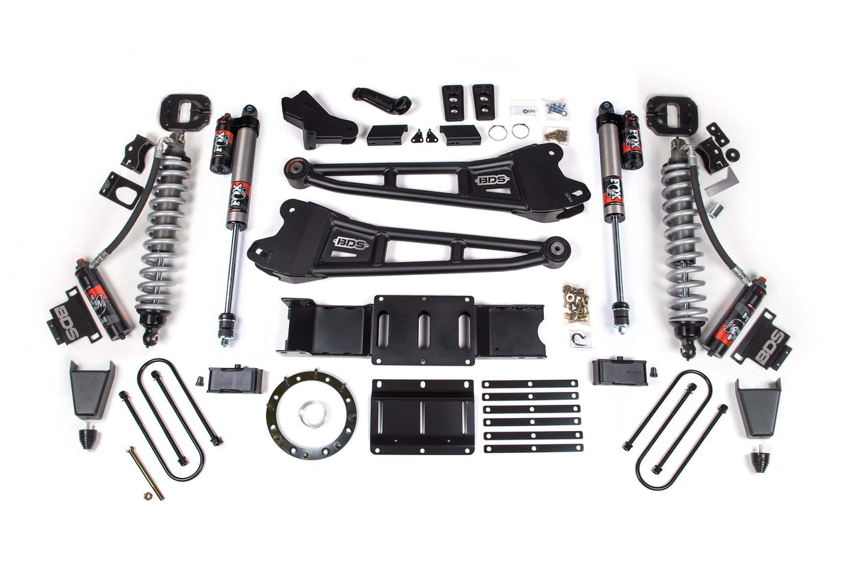BDS 6 Inch Lift Kit W/ Radius Arm FOX 2.5 Coil-over Conversion - Performance Elite Fits RAM 3500 19-24 4WD Diesel 1684PES