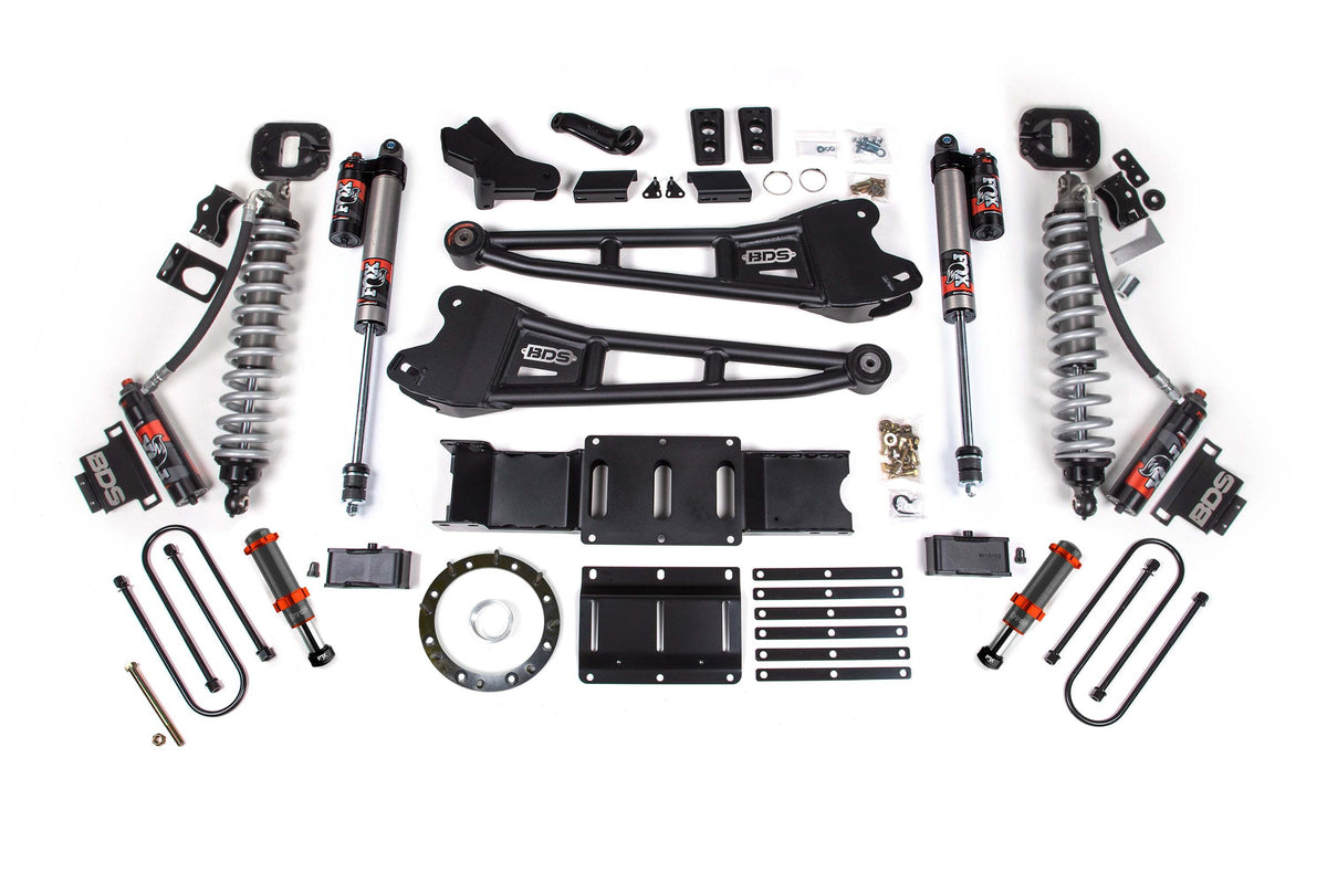 BDS 6 Inch Lift Kit W/ Radius Arm FOX 2.5 Coil-over Conversion - Performance Elite Fits RAM 3500 19-24 4WD Diesel 1685PESB