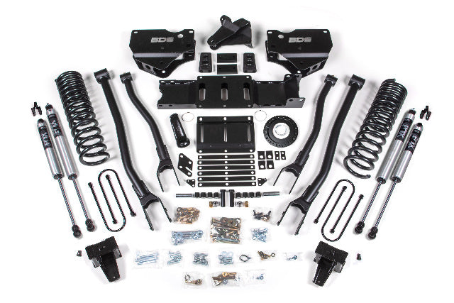 BDS 6 Inch Lift Kit W/ 4-Link Fits RAM 3500 19-24 4WD Diesel 1693FS