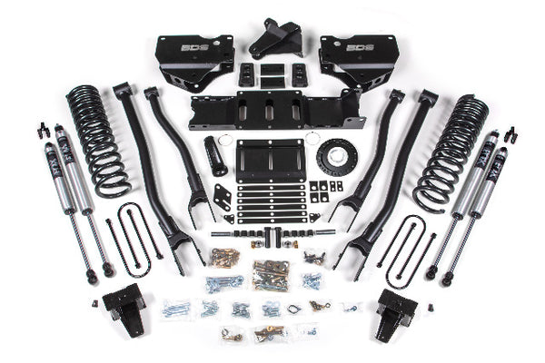 BDS 6 Inch Lift Kit W/ 4-Link RAM 3500 19-24 4WD Diesel 1693FS