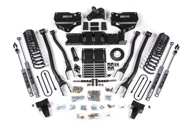 BDS 6 Inch Lift Kit W/ 4-Link Fits RAM 3500 19-24 4WD Diesel 1693H