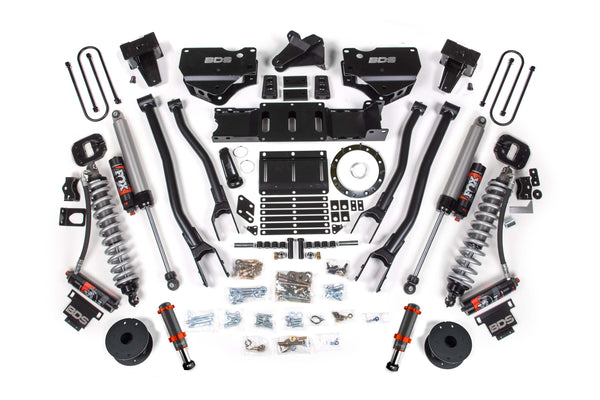 BDS 6 Inch Lift Kit W/ 4-Link Fox 2.5 Coil-over Conversion - Performance Elite RAM 3500 19-24 4WD Diesel 1692PESB