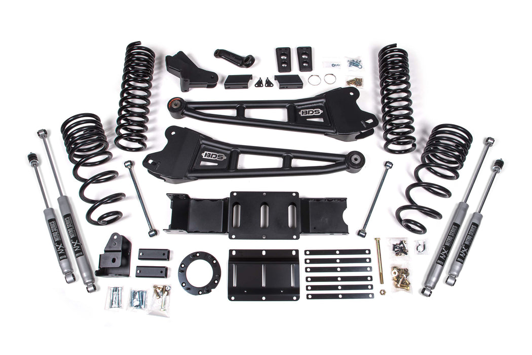 BDS BDS1702FS 4 Inch Lift Kit w/ Radius Arm Ram 3500 (19-23) 4WD Gas