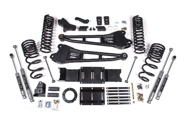 BDS 4 Inch Lift Kit W/ Radius Arm RAM 3500 19-23 4WD Gas 1702H