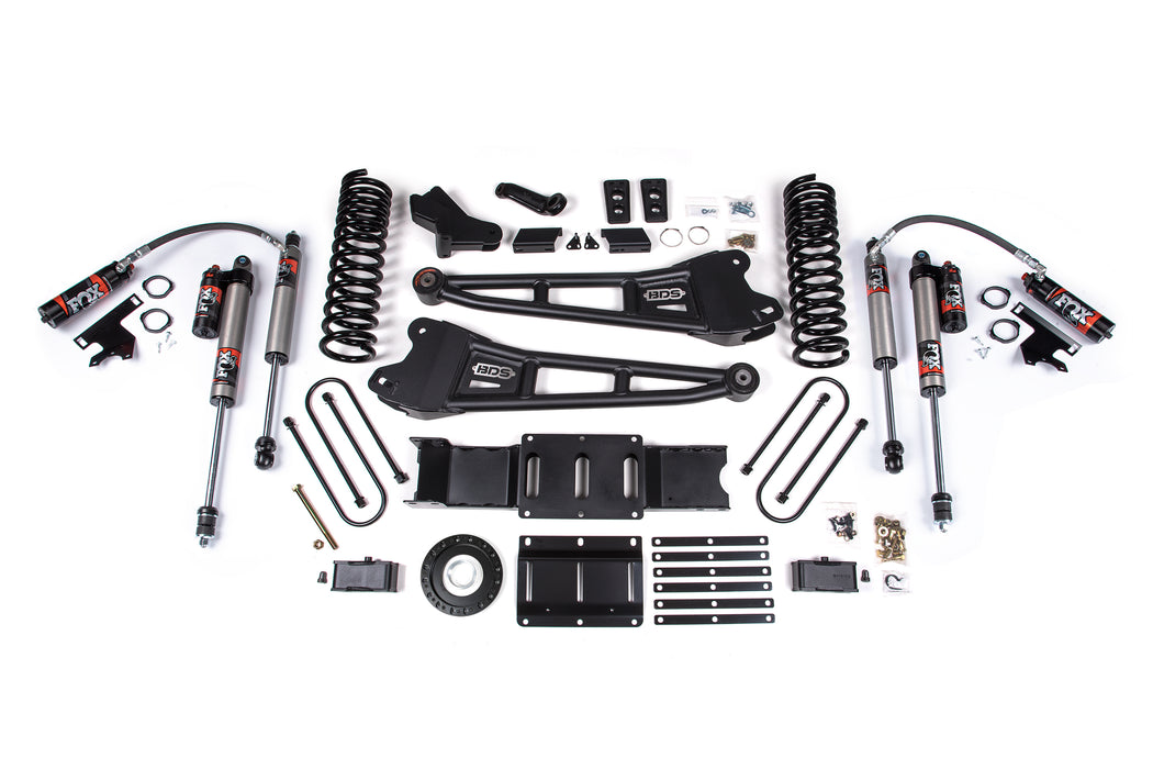 BDS BDS1704FPE 4 Inch Lift Kit w/ Radius Arm 2 Inch Rear Block Ram 3500 (19-24) 4WD Diesel