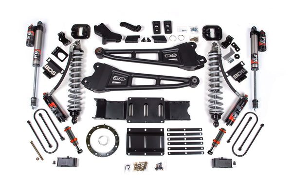 BDS 4 Inch Lift Kit W/ Radius Arm Fox 2.5 Coil-over Conversion - Performance Elite RAM 3500 19-24 4WD Diesel 1706PESB