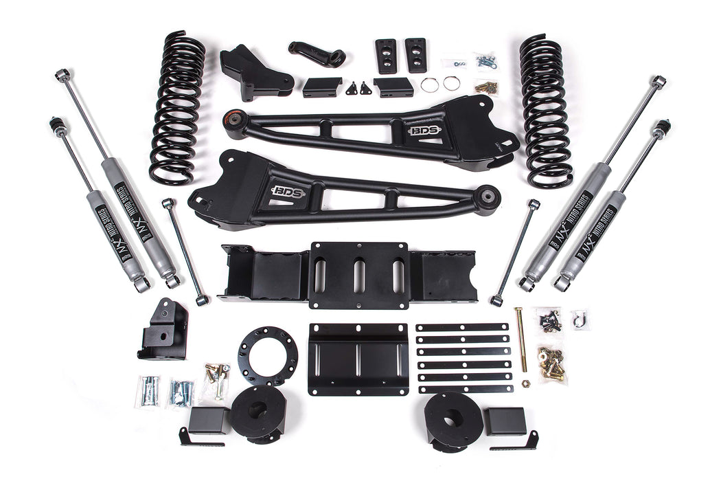 BDS BDS1716H 4 Inch Lift Kit w/ Radius Arm Ram 2500 w/ Rear Air Ride (19-24) 4WD Gas