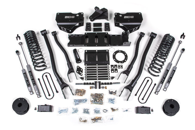 BDS 2019-2024 RAM 3500 4" 4-Link Diesel - 3" Rear Block W/ Air Bag - 6 Bolt T-case - NX2 Shocks 1720H