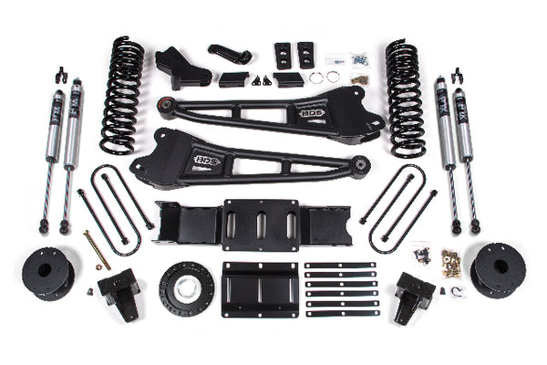 BDS 6 Inch Lift Kit W/ Radius Arm Fits RAM 3500 W/ Rear Air Ride 19-24 4WD Diesel 1725FS