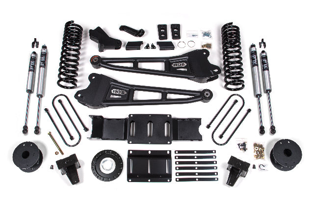 BDS 6 Inch Lift Kit w/ Radius Arm Ram 3500 w/ Rear Air Ride (19-24) 4WD Diesel
