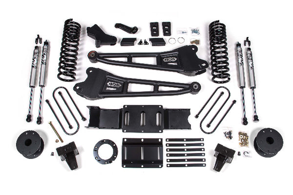 BDS 6 Inch Lift Kit W/ Radius Arm RAM 3500 W/ Rear Air Ride 19-24 4WD Diesel 1724FS