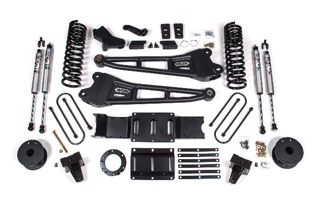 BDS 5.5 Inch Lift Kit W/ Radius Arm RAM 3500 W/ Rear Air Ride 19-24 4WD Gas 1726FS